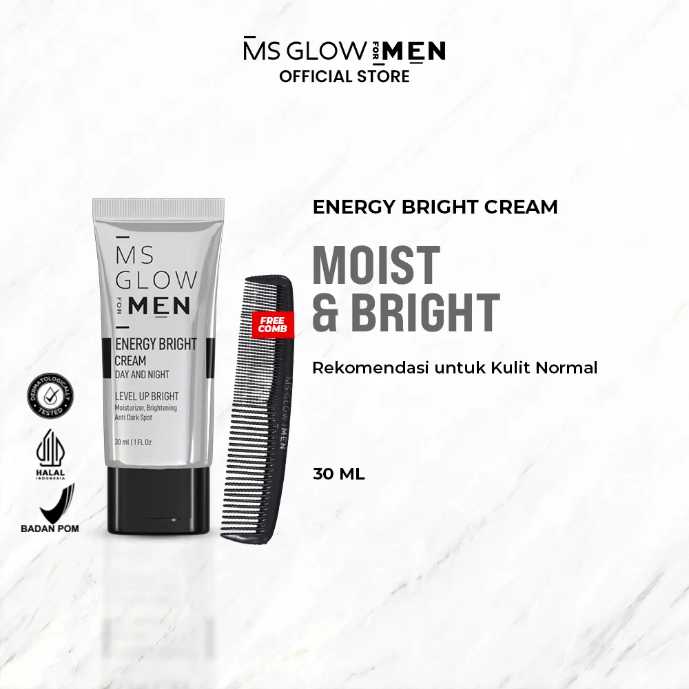 MS Glow For Men Energy Bright Cream Free Gift