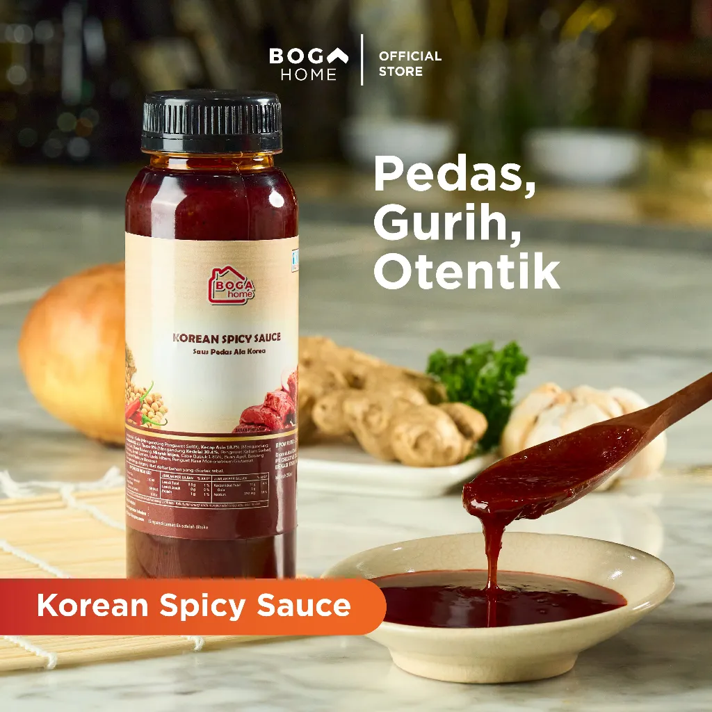 Boga Kitchen Korean Spicy Sauce Miso Spicy 250ml 