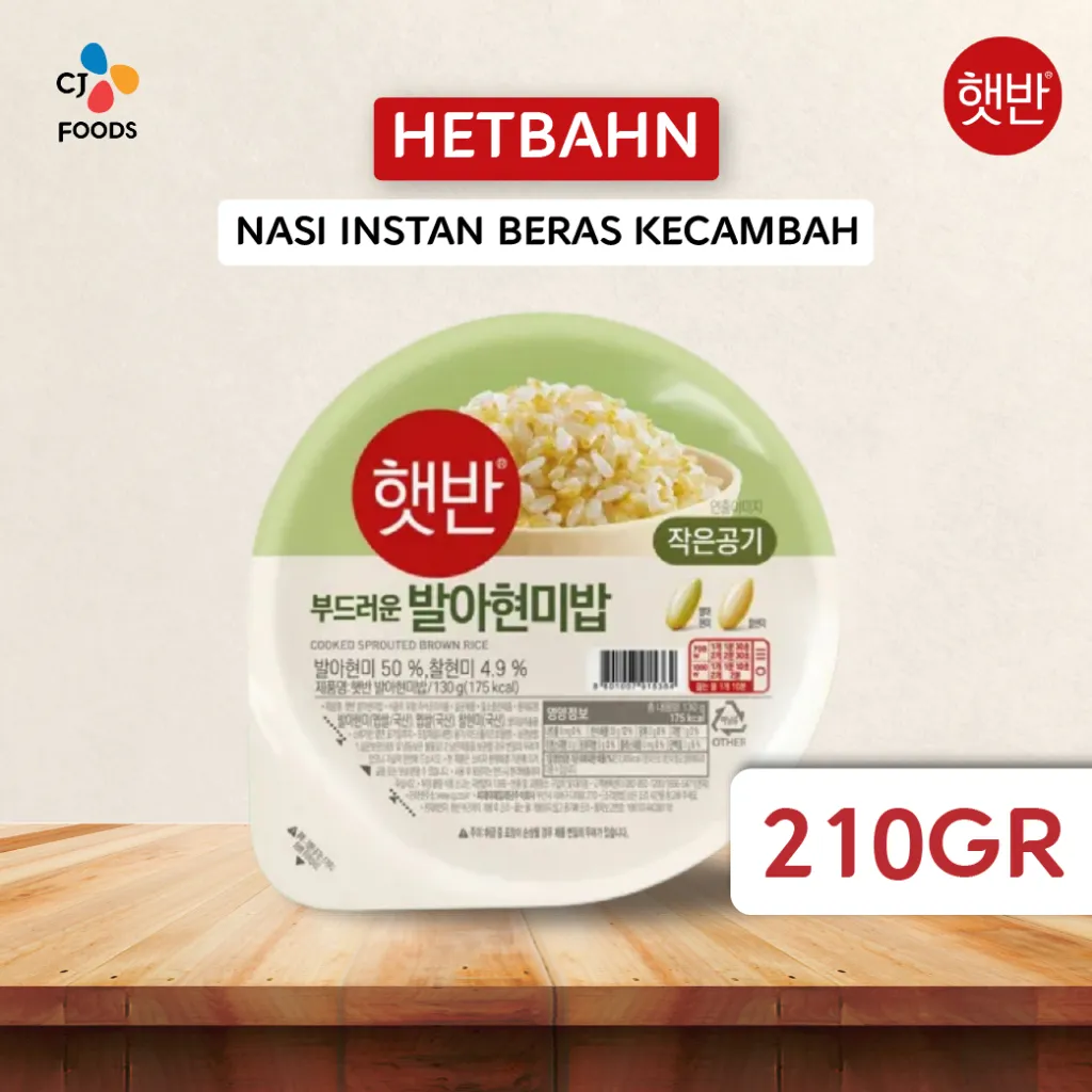 HETBAHN Nasi Instan Beras Kecambah 210 Gram
