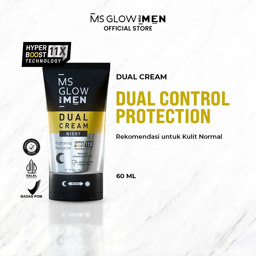 MS Glow For Men Dual Cream - 30 gr