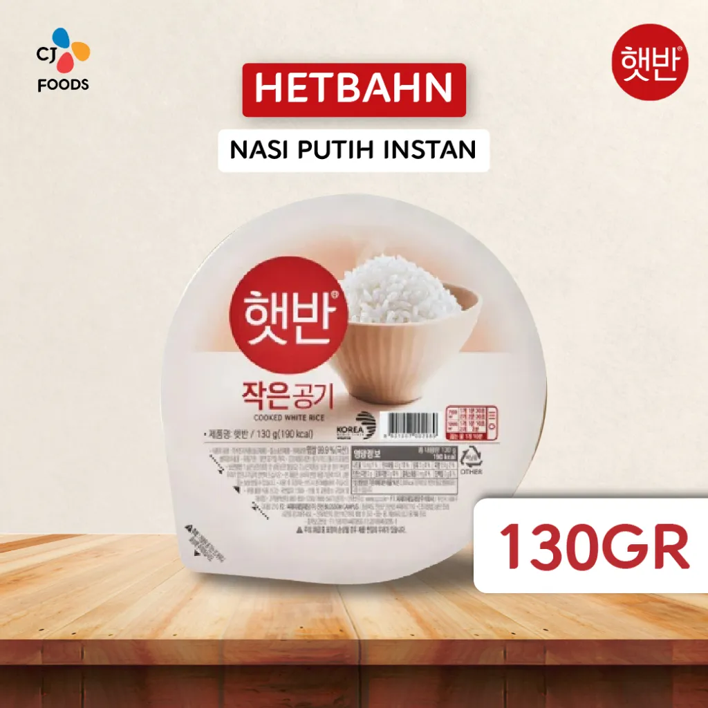HETBAHN Nasi Putih Instan 130 Gram