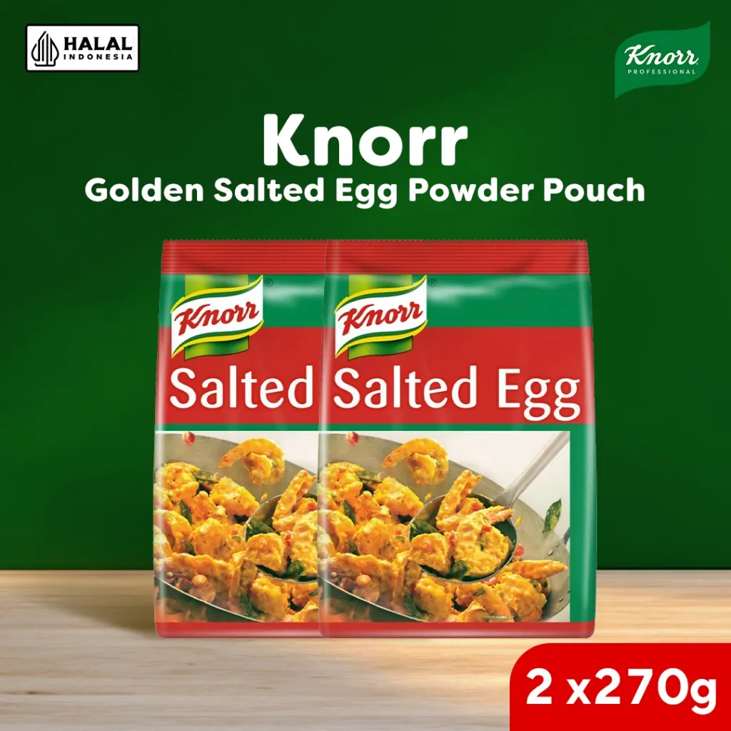 Knorr Golden Salted Egg Powder Pouch 270g Twin Pack