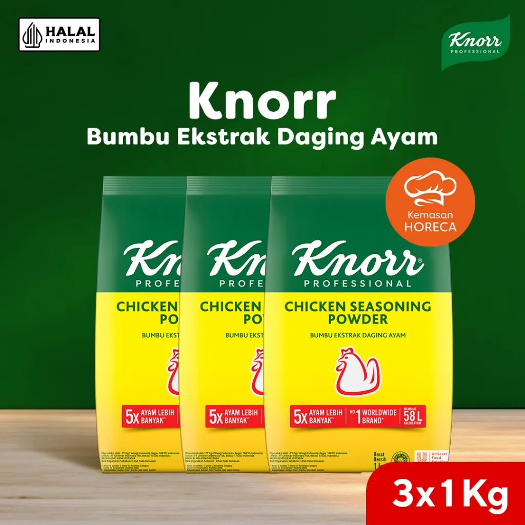 Knorr Bumbu Rasa Ayam Refill 1Kg - 3 Pouch