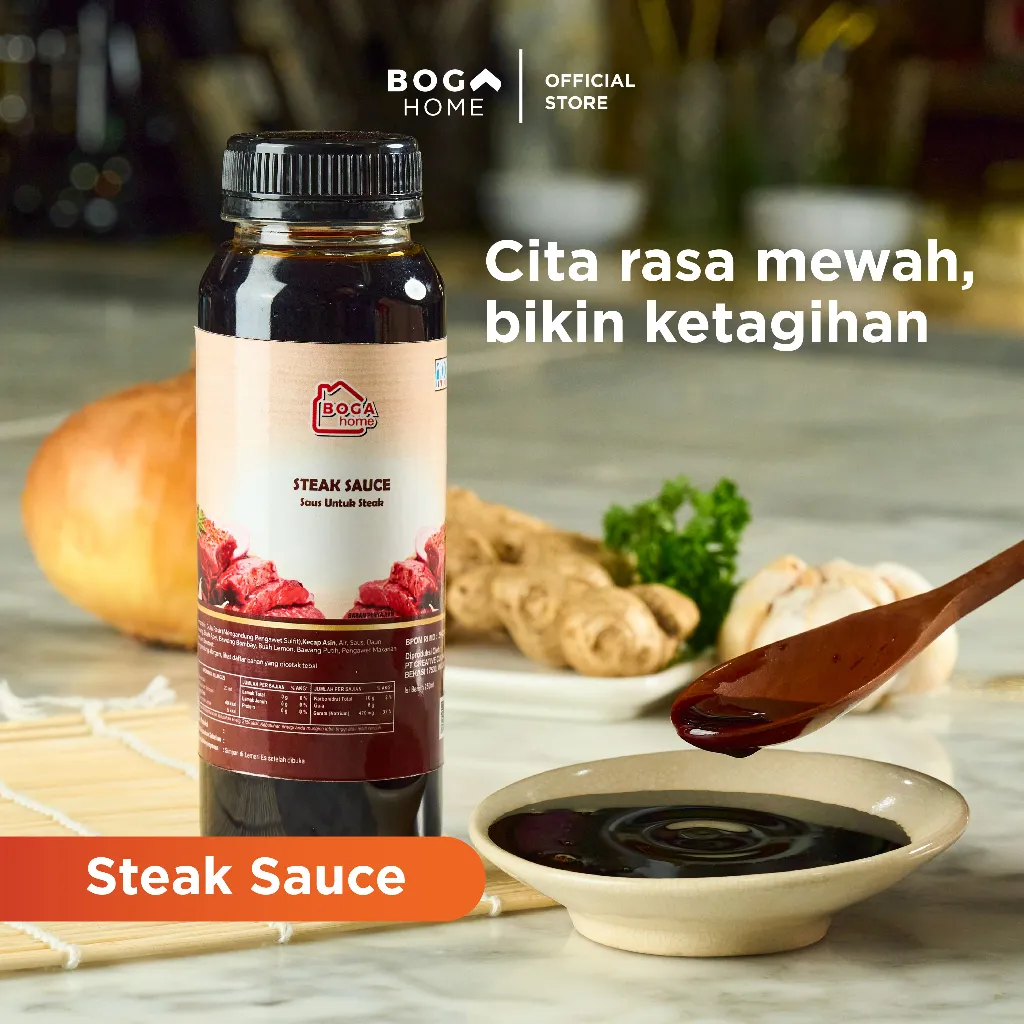 Steak Sauce Boga Home | saus steak 250 ml