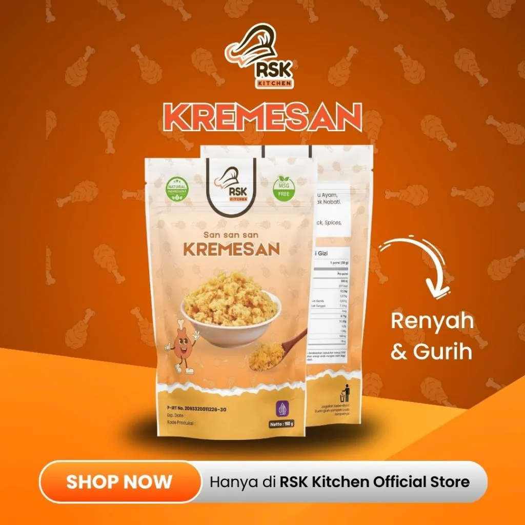 Kremesan Ayam Premium – RSK Kitchen Super Renyah, Gurih Nagih