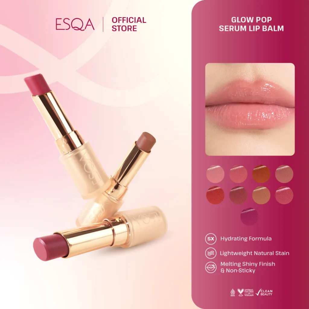ESQA Glow Pop Serum Lip Balm