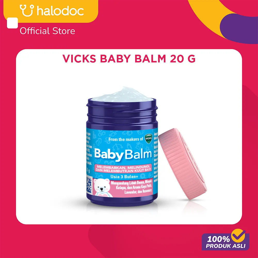 Vicks Baby Balm 20 g - Balsem Bayi untuk Flu dan Batuk