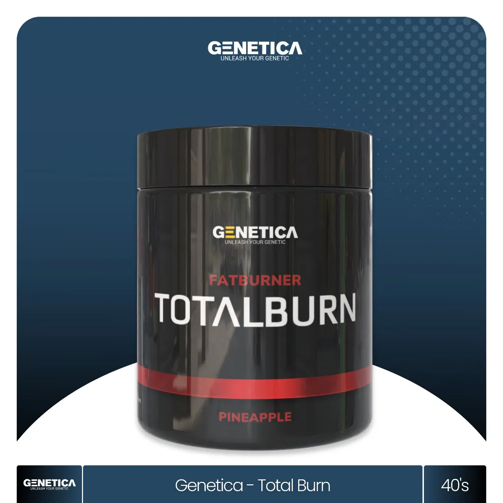 Genetica Total Burn Fat Burner 100 Gram CLA L Carnitine