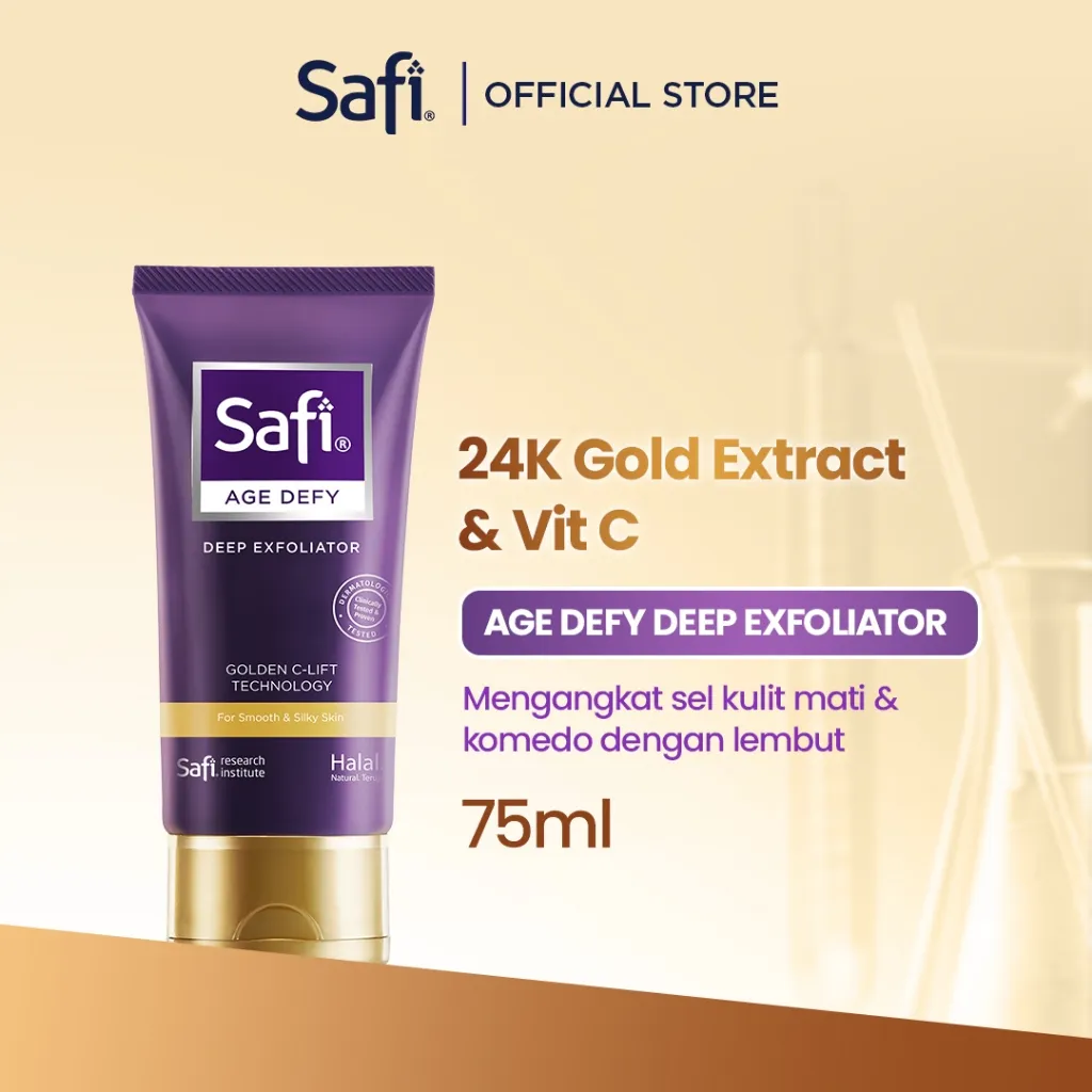 SAFI - Age Defy - Deep Exfoliator 75ml - Eksfoliasi Wajah