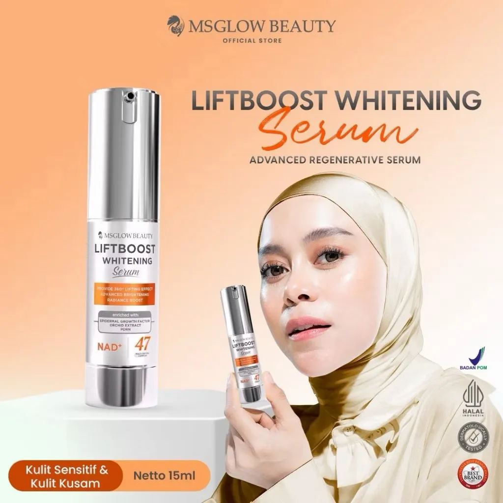 MS GLOW Liftboost Whitening Serum /  Lifting serum kulit cerah dan kencang