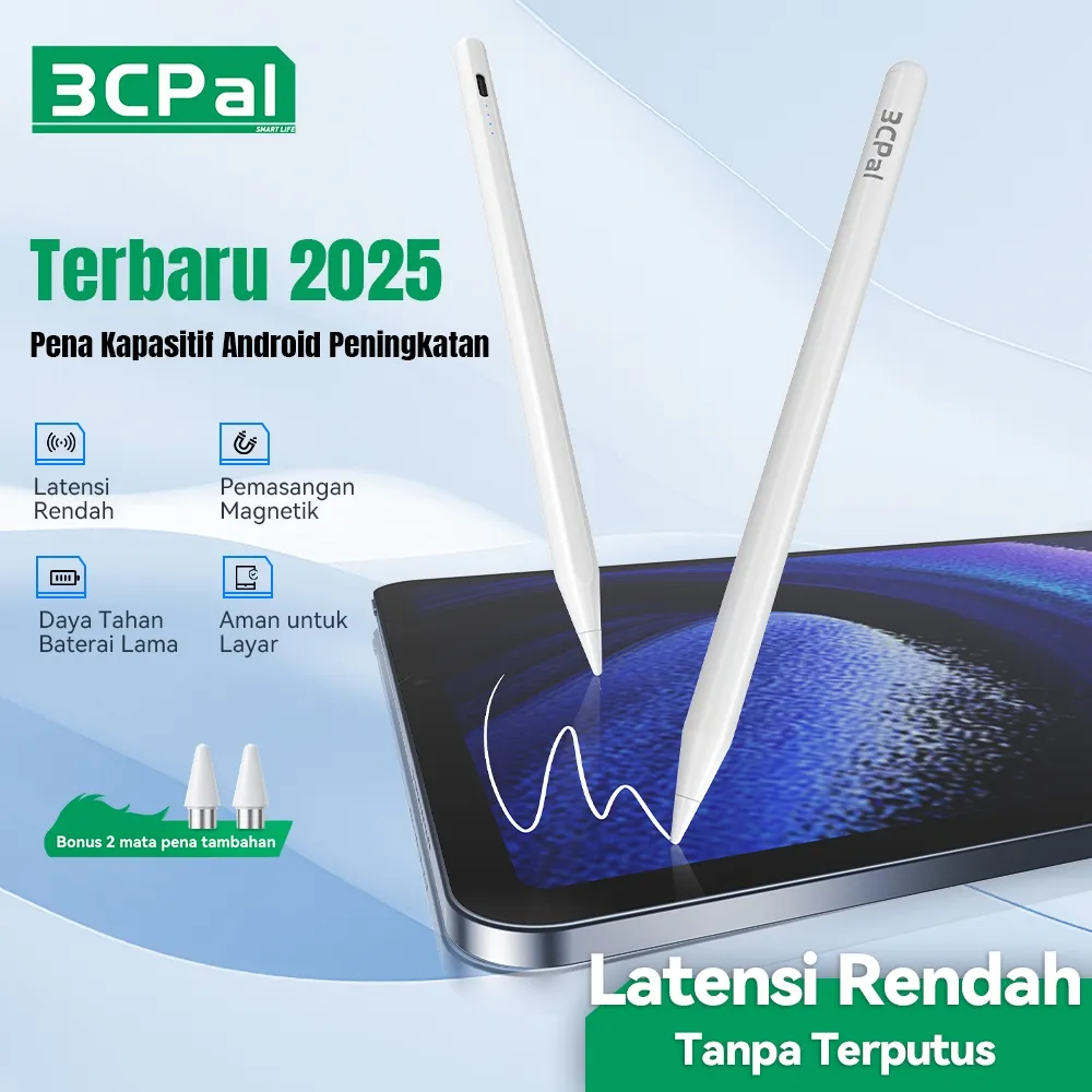 3CPAL Universal Capacitive Pencil Stylus Pen Magnetic Pen Screen Touch For Android Tablet Xiaomi Huawei Samsung