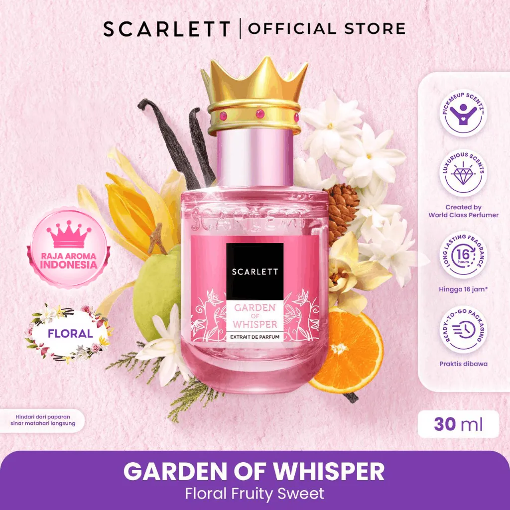 Scarlett Whitening Extrait De Parfum Garden Of Whisper 30ml