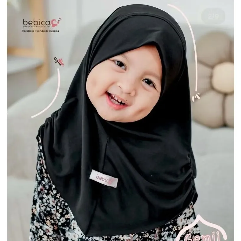 BEBICA GEMII Hijab Anak Hijab Bayi Hijab Premium Anak / Hijab Jersey Premium / Hijab New born