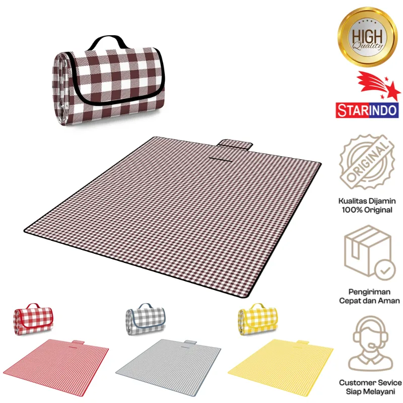 Tikar Lipat/Tikar Piknik/ Alas Piknik /Tikar Pantai Anti Air