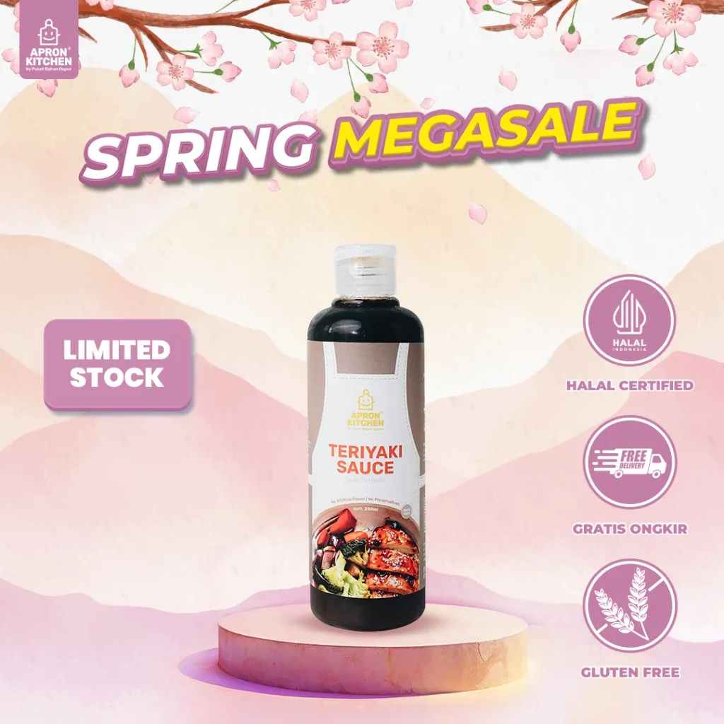 Apron Kitchen Teriyaki Saus Bumbu Masak 250ml