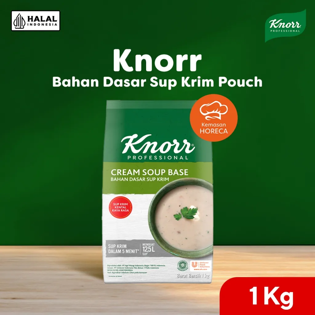 Knorr Bahan Dasar Sup Krim Pouch 1Kg