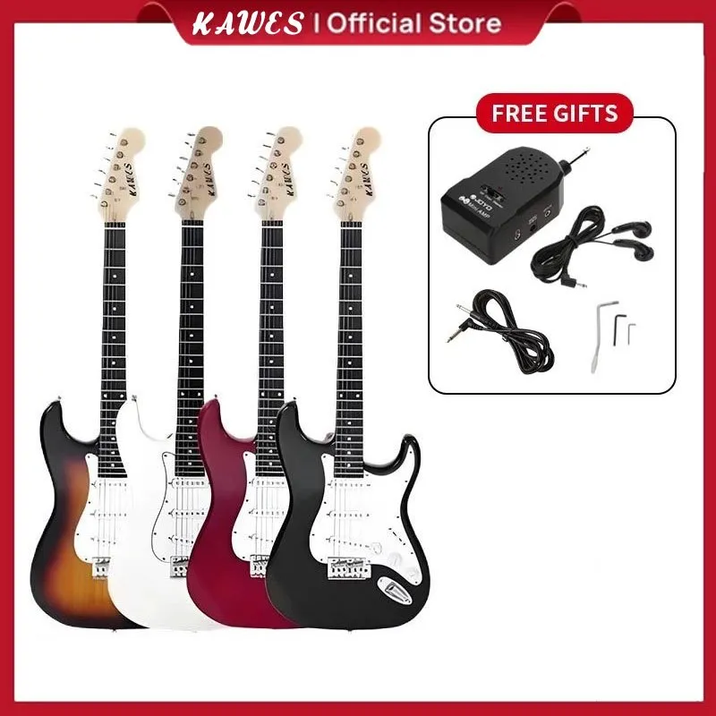 KAWES Gitar Elektrik Gitar Elektrik Anak Dan Dewasa  Gitar Elektrik Pemula Gitar Elektrik Rock Gitar Elektrik Profesional