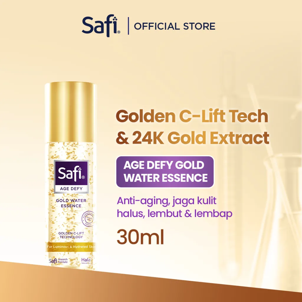 SAFI - Age Defy - Gold Water Essence 30 ml - Serum Wajah Anti Aging