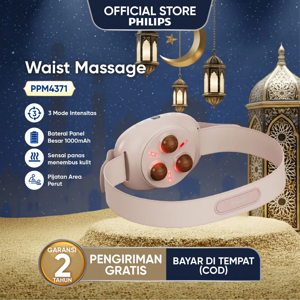 [BARU] Philips Massager PPM4371 Pijat pinggang Waist massage Warm