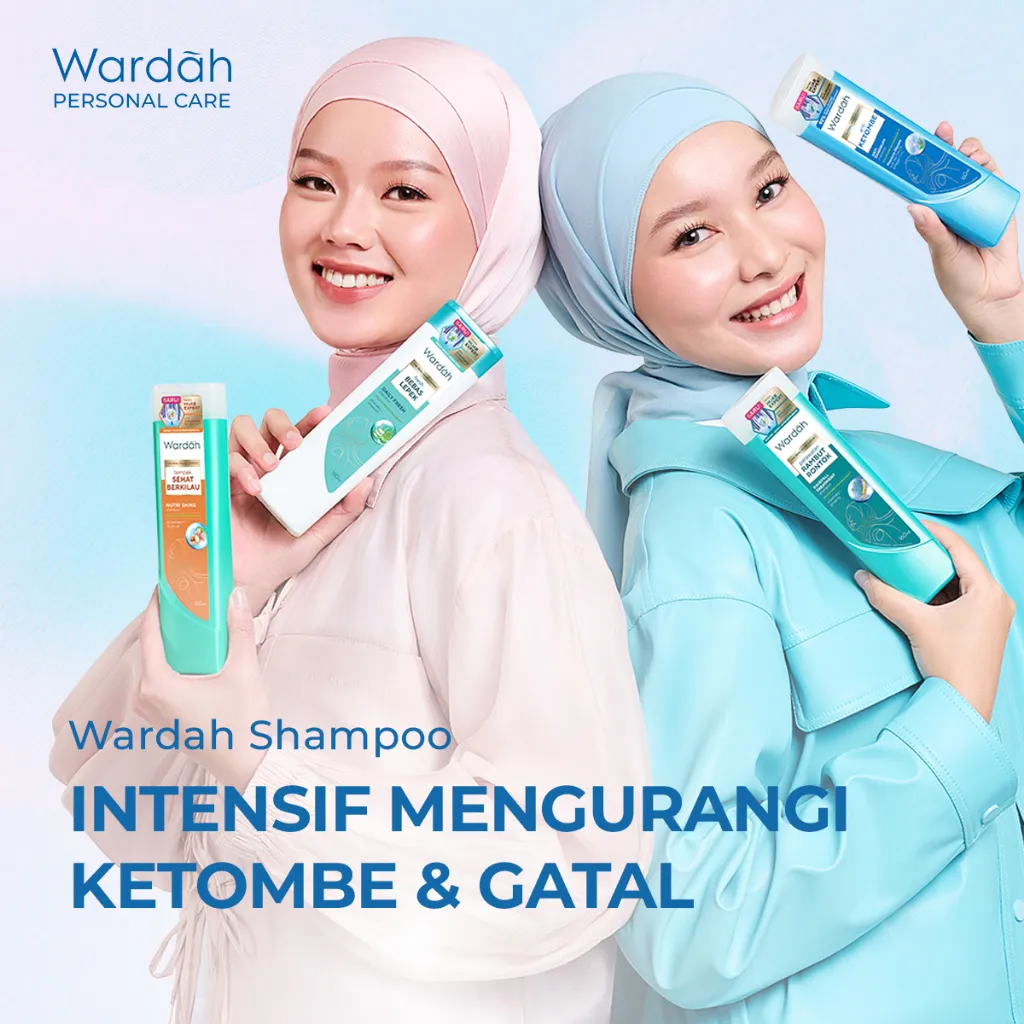 Wardah Shampoo - Mengandung ScentLock Fragrance - Wangi Tahan Lama