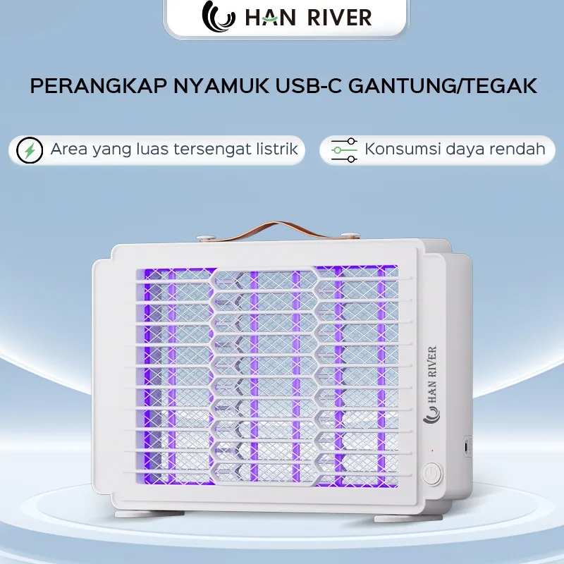 HAN RIVER Perangkap Nyamuk Killer Mosquito UV Lampu Nyamuk