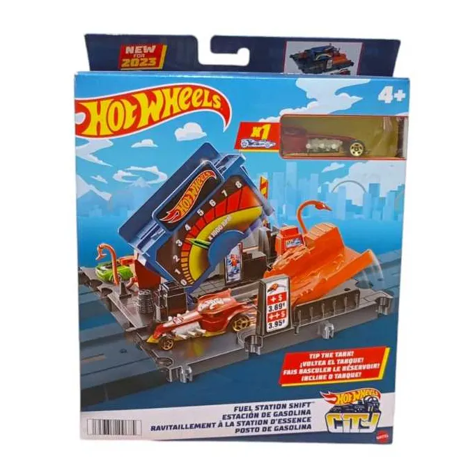 PELATO Diecast Track Hot Wheels City Model Mobil Koleksi (HMD53)