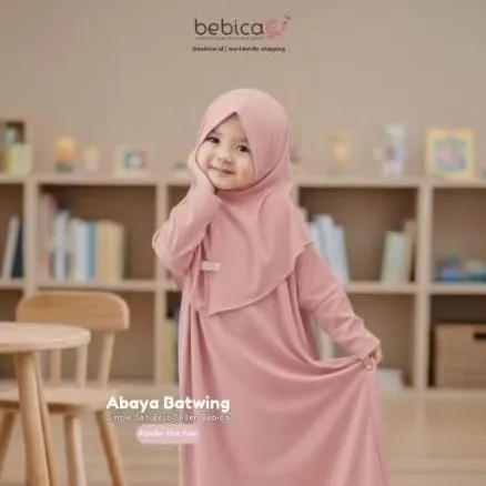 BEBICA New Abaya Batwing Bayi / Anak