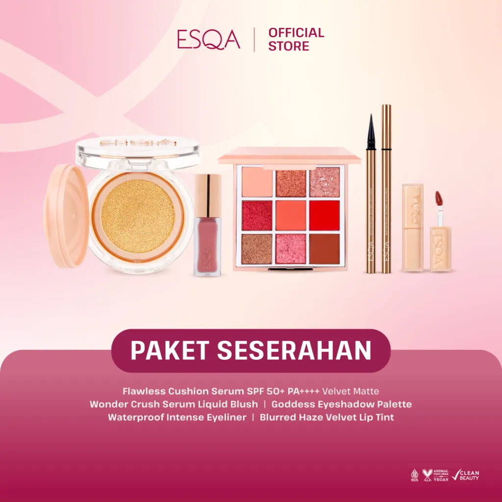 [PAKET SESERAHAN] ESQA Full Set Makeup
