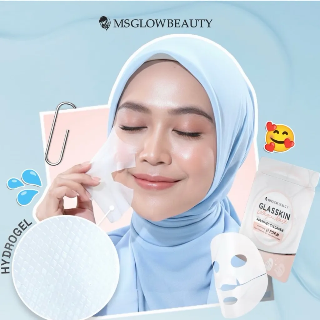 MS GLOW MASKER GEL GLASSKIN COLLAGEN