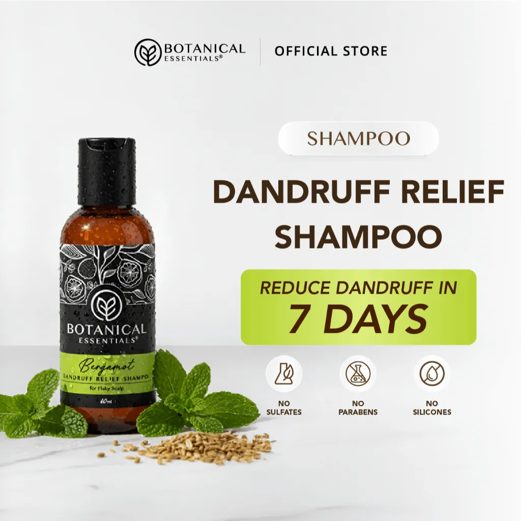 Botanical Essentials - Dandruff Relief Shampoo BERGAMOT 60ml