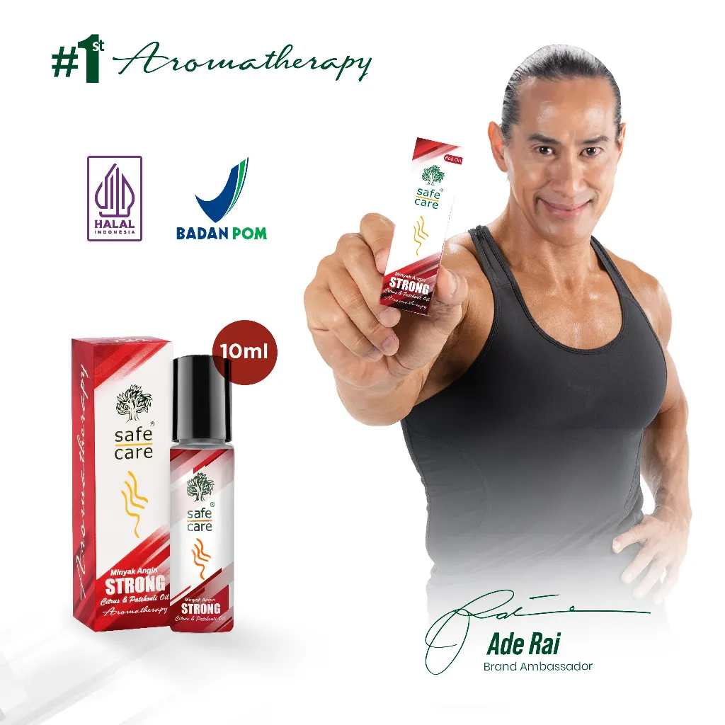 Safe Care Minyak Angin Aromatherapy Strong Roll On