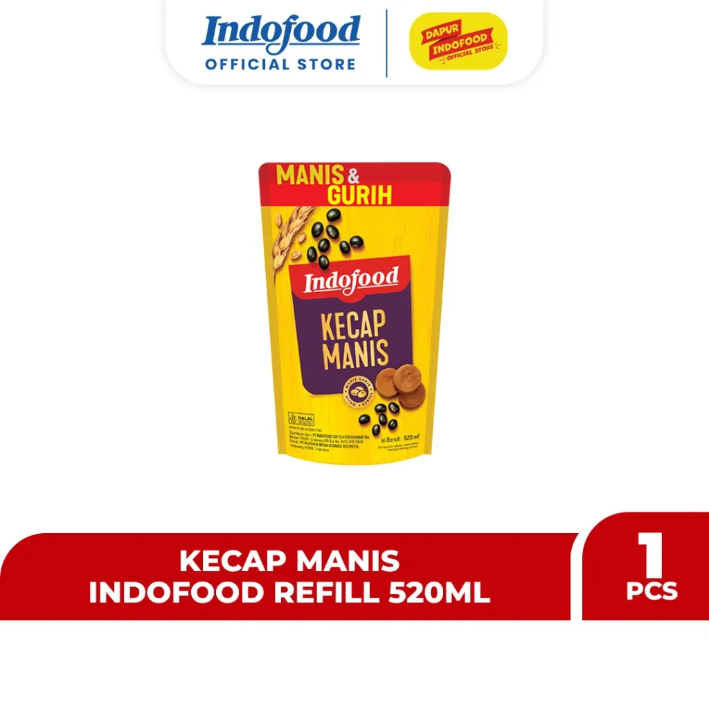 Kecap Manis Indofood Refill 520 ml