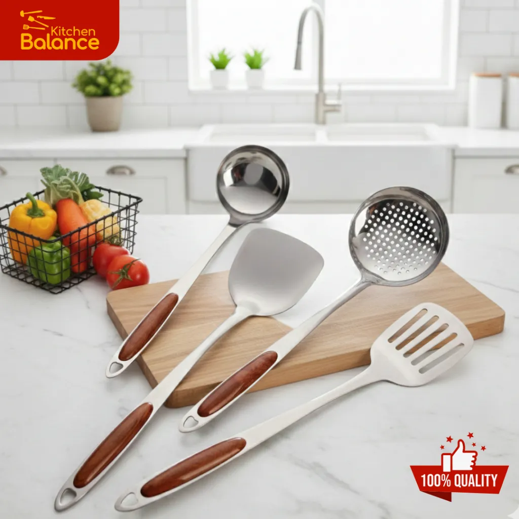 Kitchen Balance Spatula Stainless Steel Irus Set Sodet Dapur  Sodet SK05