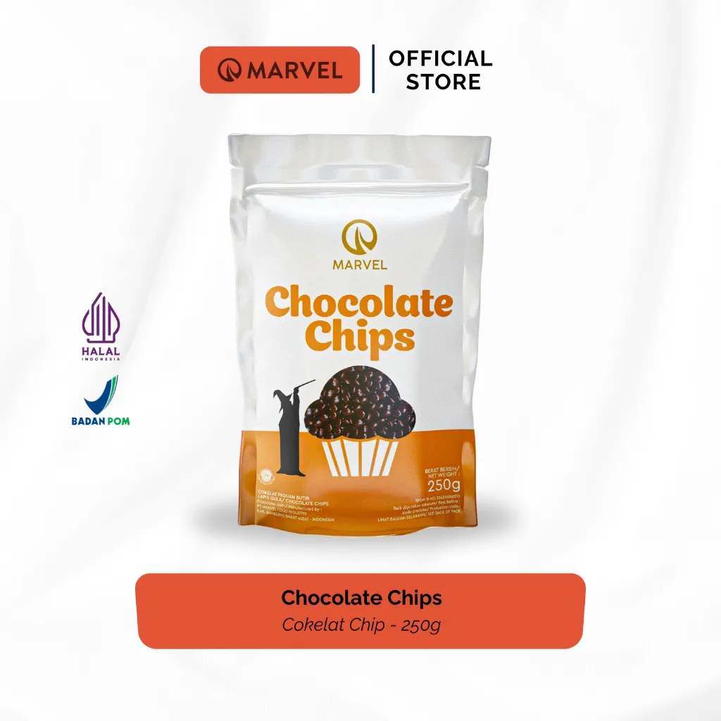 Marvel Chocolate Chips - Cokelat Chip 250g
