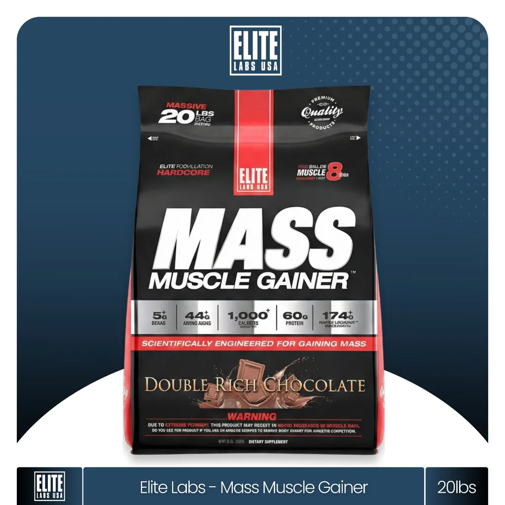 Elitelabs Mass Muscle Gainer 20 Lbs Weight Protein