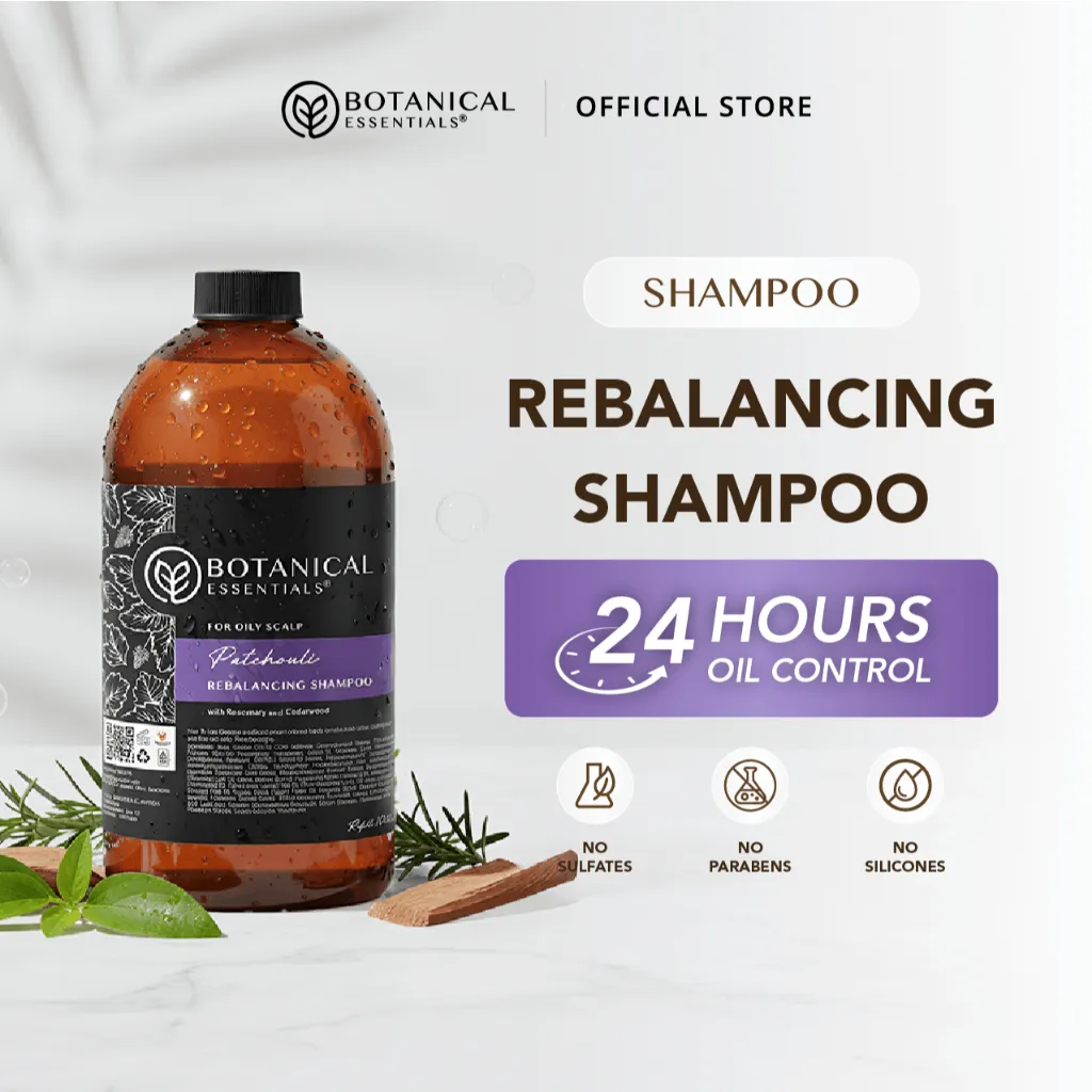 Botanical Essentials - Rebalancing Shampoo PATCHOULI 1L With Pump