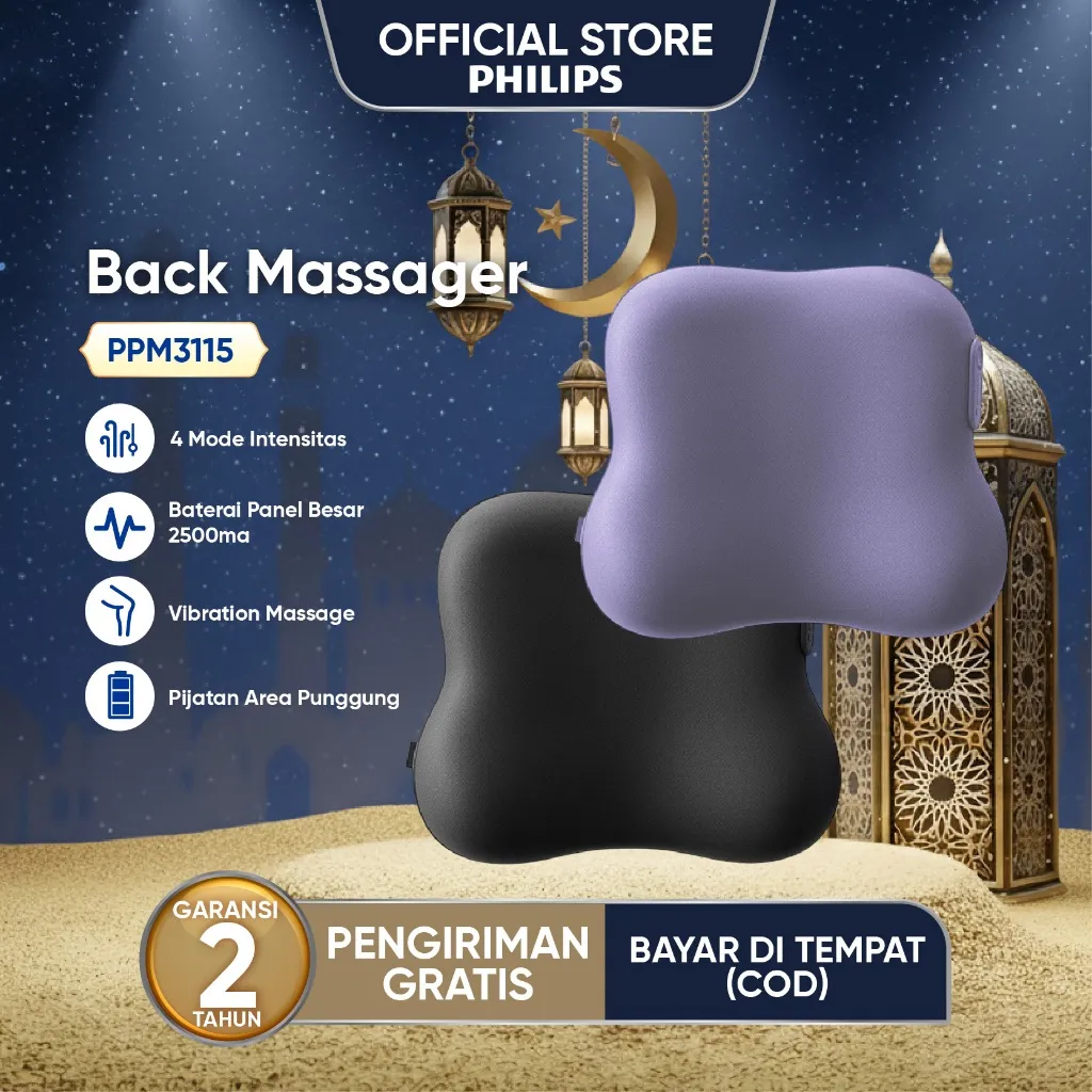 [BARU] Philips Massager PPM3115 back pijat massage punggung