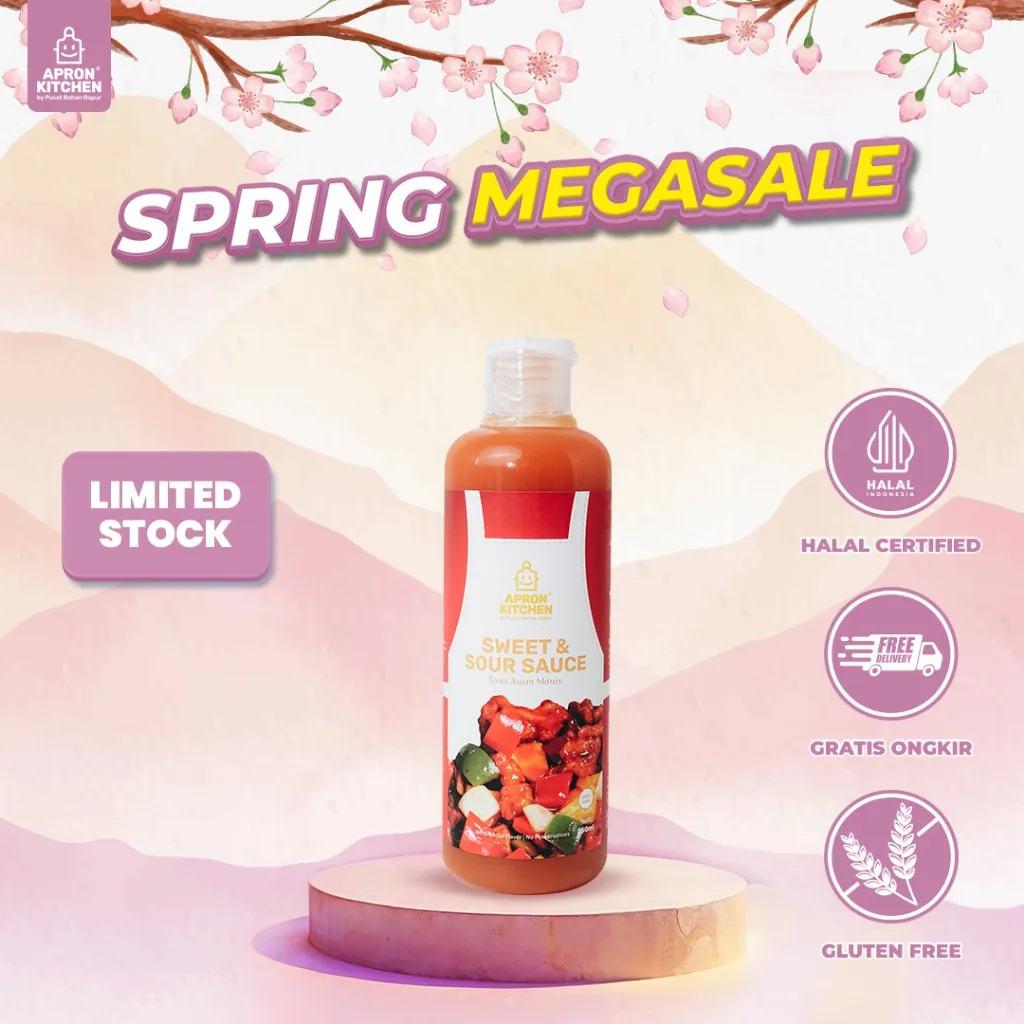 Apron Kitchen Asam Manis Saus Bumbu Masak Indonesia 250ml