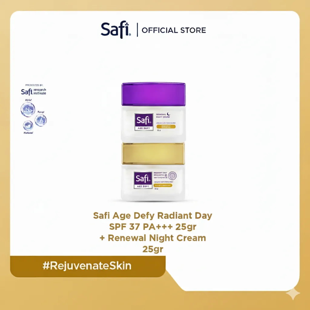 Safi Age Defy Radiant Day 25gr + Renewal Night Cream 25 gr