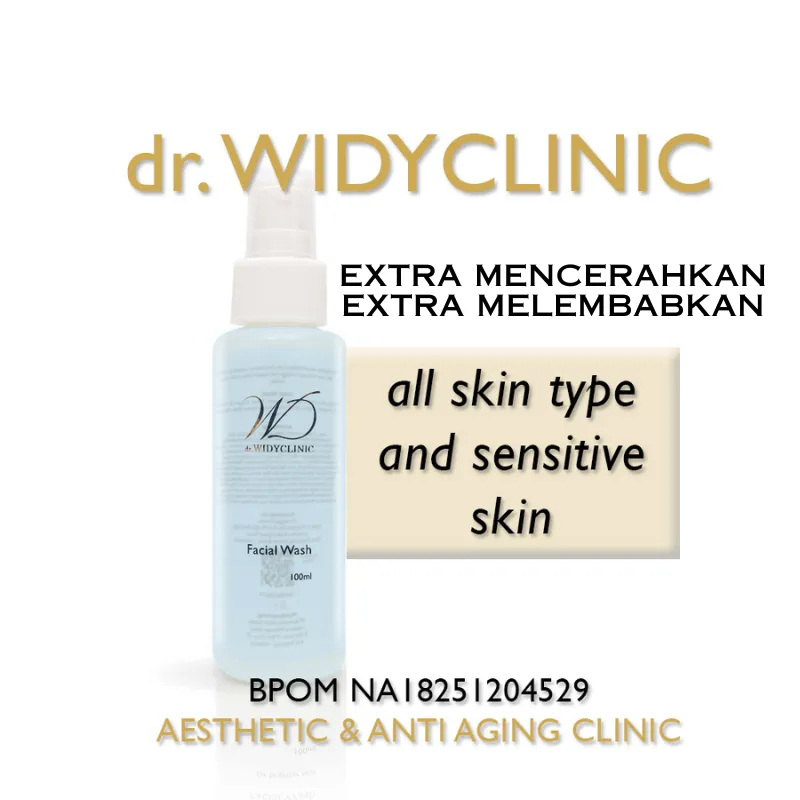 All Skin Type Facial Wash dr Widy Clinic Sabun Wajah Semua Jenis Kulit Glowing Mencerahkan
