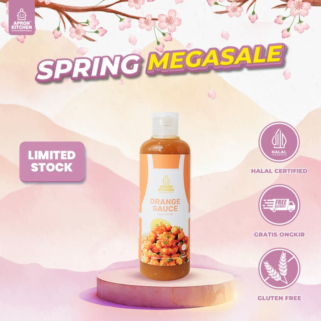 Apron Kitchen Orange Saus Bumbu Masak Jeruk 250ML