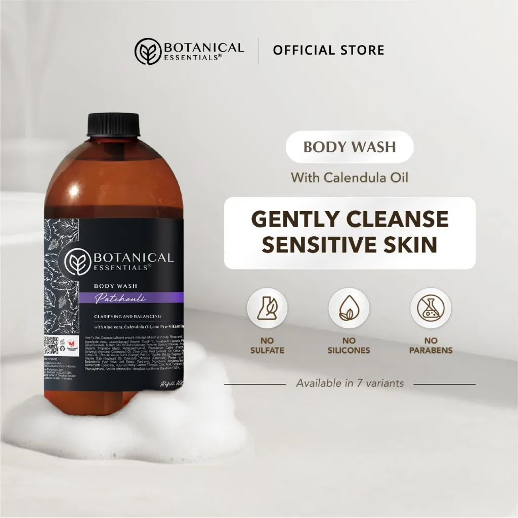 Botanical Essentials - Body Wash Refill 1L With Pump