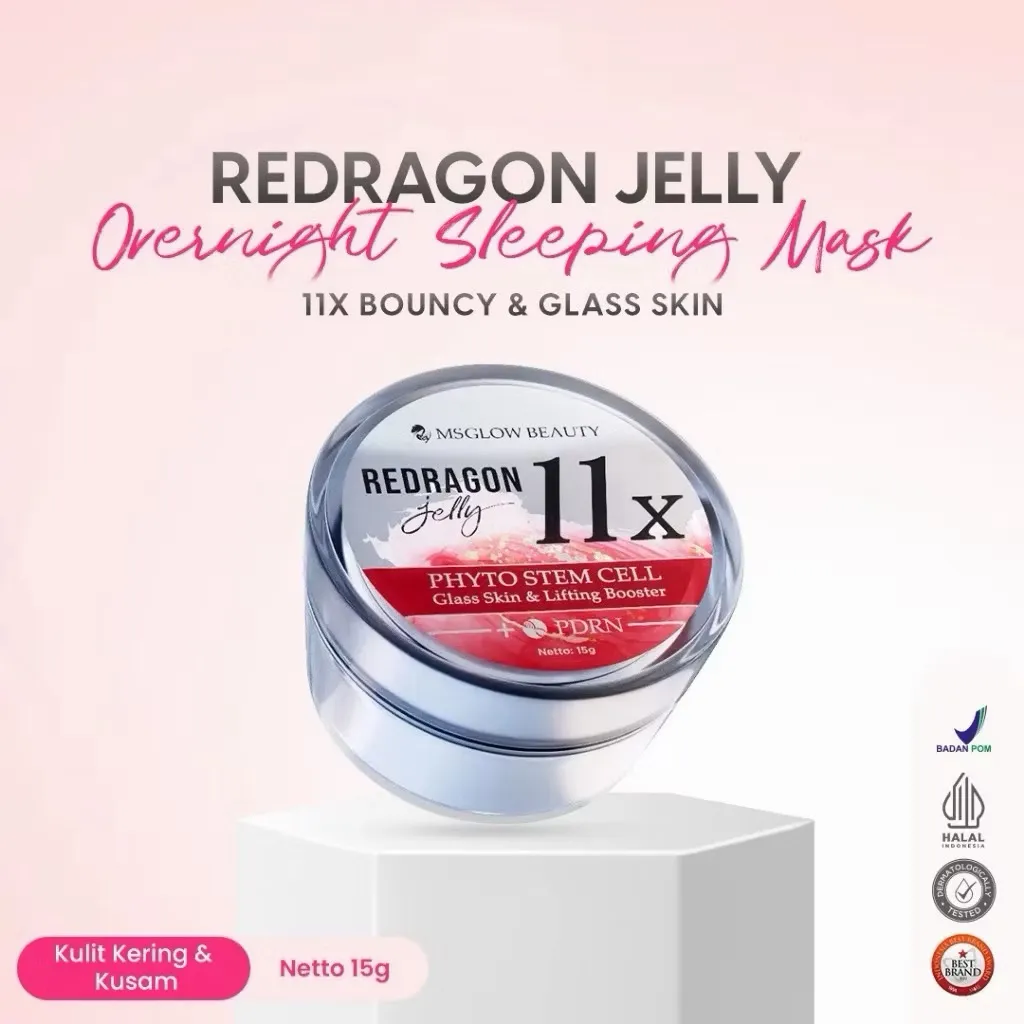 Red jelly Dragon / DRAGON JELLY MS glow