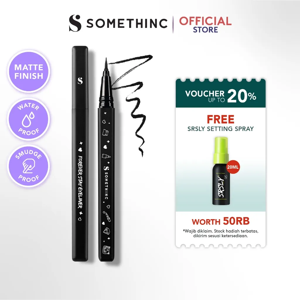 SOMETHINC FOREVER STAY Waterproof Liquid Eyeliner (RENEWAL)