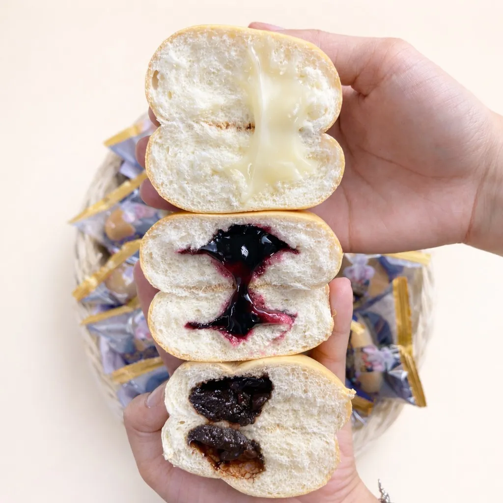 GAJAH GEMOY - Roti Saku Isi Selai Rasa Mix Random - Isi 20 Pcs