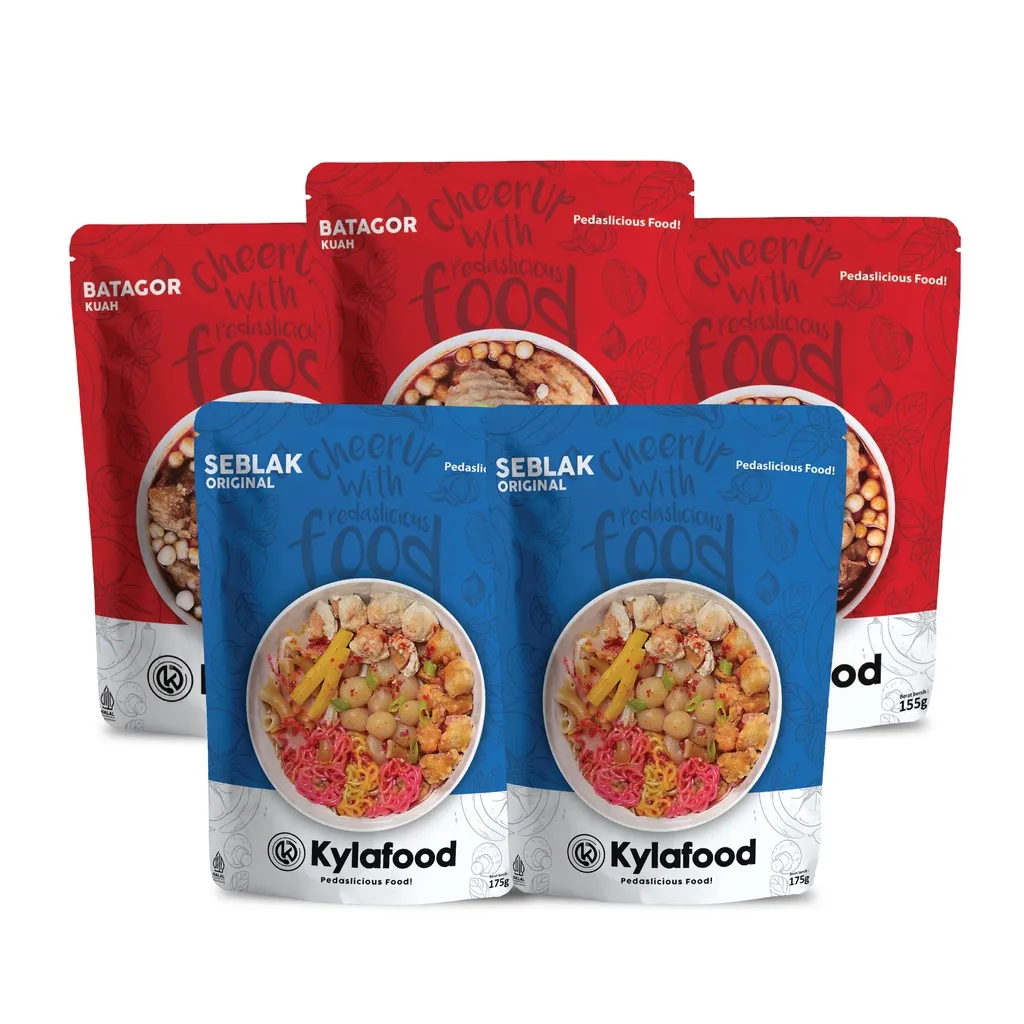 Kylafood Paket ( 3 Batagor Kuah & 2 Seblak Original )
