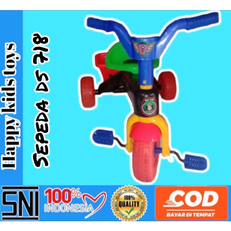 Mainan Sepeda Roda Tiga anak Goes Tricycle DS 718