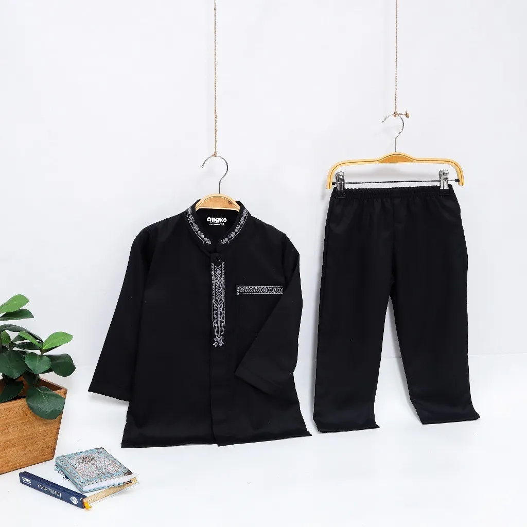 Chiciko Koko Anak Laki Laki Matt Toyobo Full Bordir Lengan Panjang Kareem V1