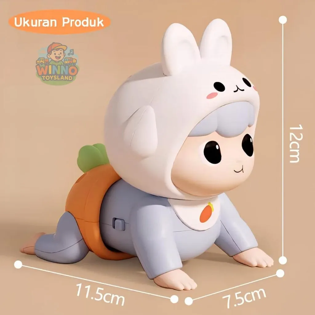 Gratis Ongkir Mainan Bayi Crawling Doll Boneka Merangkak Boneka Bayi Merangkak Dan Bersuara Termurah