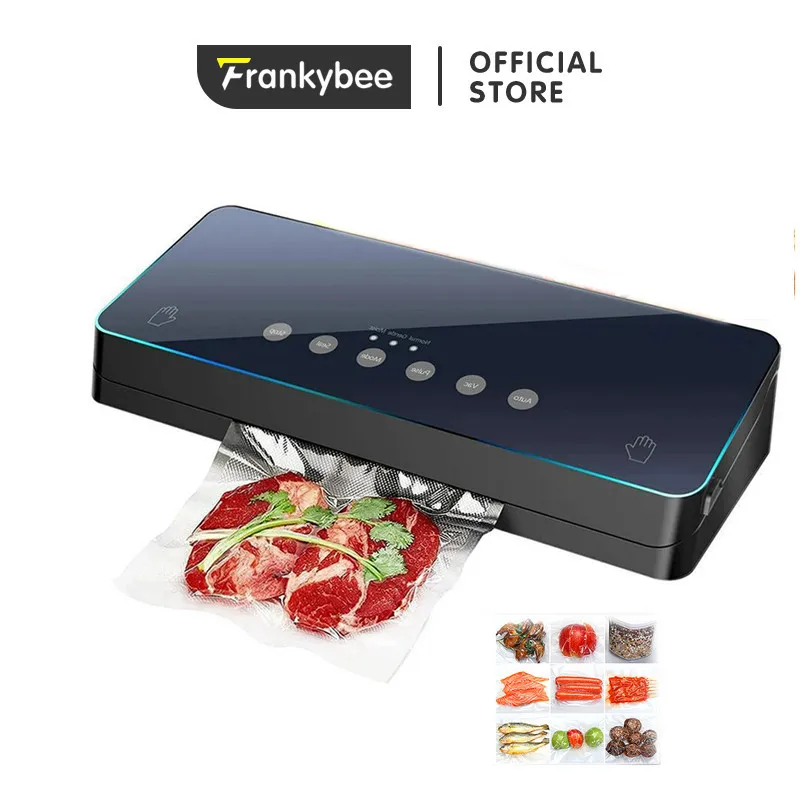 Frankybee Portable Food Vacuum Sealer Portable Untuk Makanan Basah dan Kering With 10pcs Bags Free